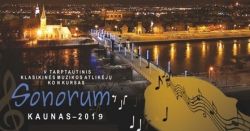 V tarptautinis jaunųjų atlikėjų konkursas „KAUNAS SONORUM – 2019“ | Fifth international classical music competition “KAUNAS SONORUM – 2019”