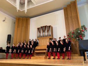 Chorinio dainavimo specialybės mokinių Kalėdinis koncertas